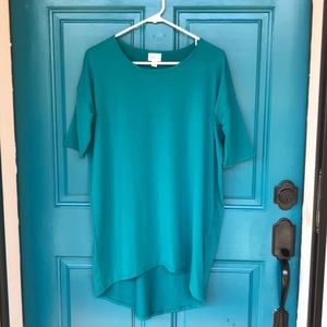 Teal Irma Top